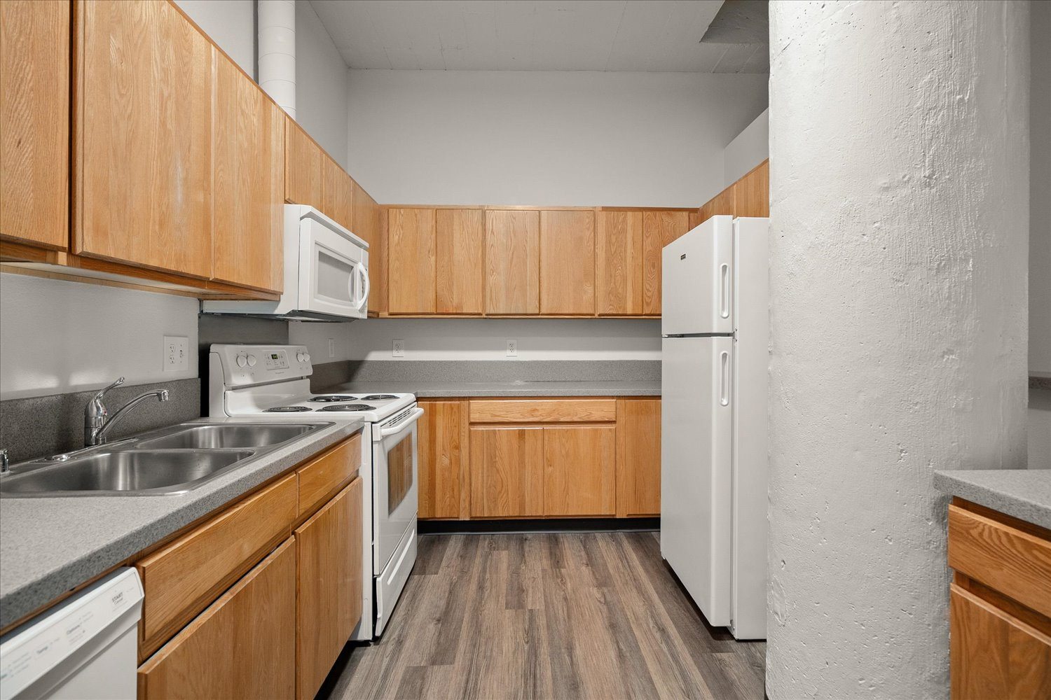 Galley Kitchen in Select Units